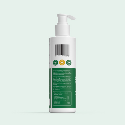 NAS 3,6,9 Omega Bespoke formulation Cat Oil-200ml - {{product.type}} - PawPawUp