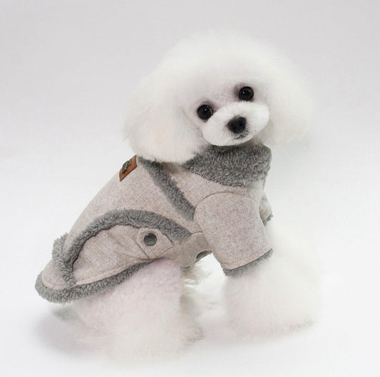 Nordic-Style Dog Cotton Jacket - {{product.type}} - PawPawUp