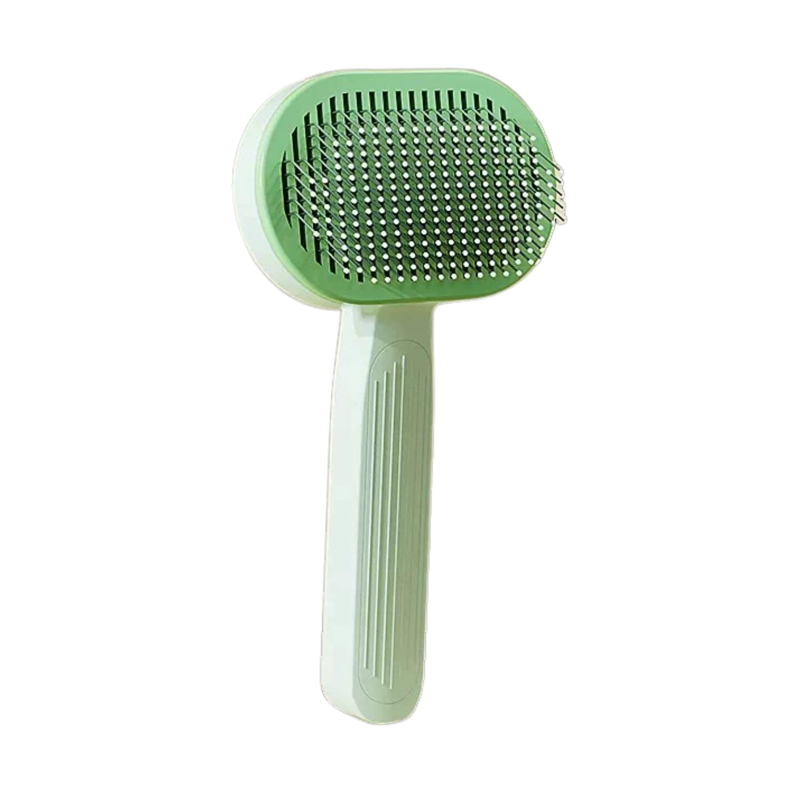 One-Click Self-Cleaning Pet Brush – Angled Design for Easy Grooming - {{product.type}} - PawPawUp