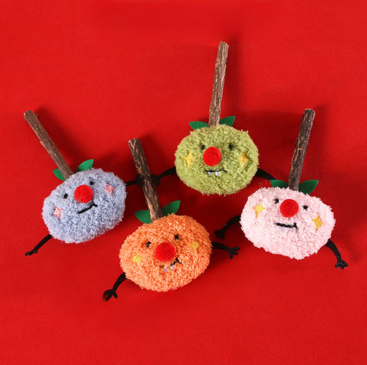 Orange Style Plush Catnip Toy - {{product.type}} - PawPawUp