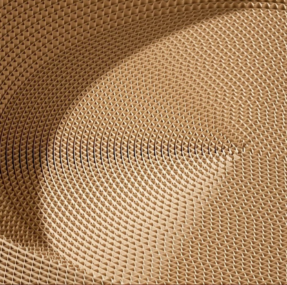 Oversized Oval Corrugated Cat Scratcher Lounge - {{product.type}} - PawPawUp