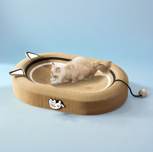 Oversized Oval Sisal Cat Scratcher Lounge - {{product.type}} - PawPawUp
