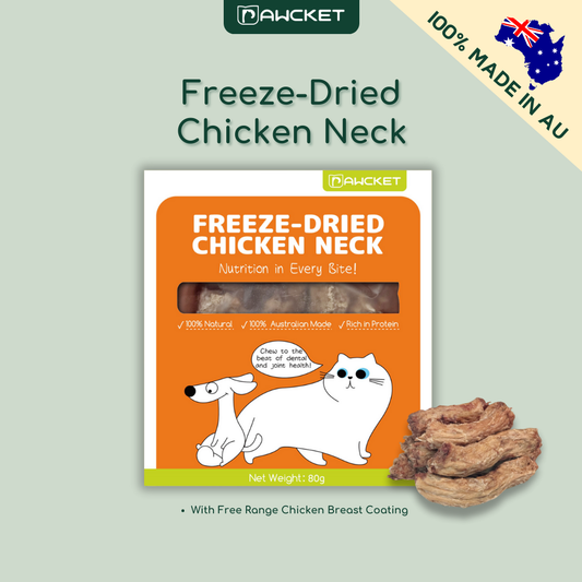 Pawcket Freeze-Dried Chicken Neck Treat - {{product.type}} - PawPawUp