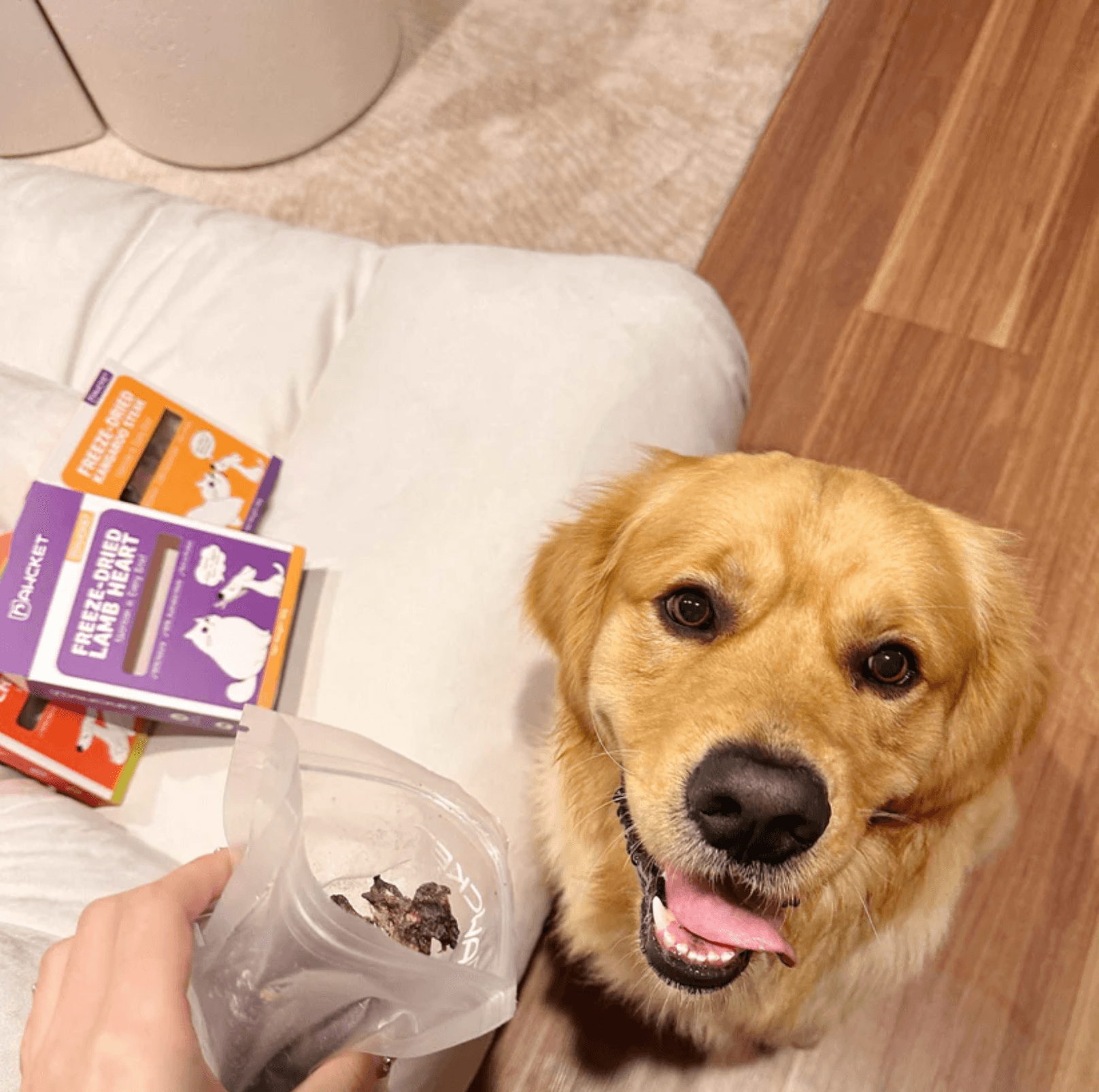 Pawcket Freeze-Dried Raw Lamb Heart Treat - {{product.type}} - PawPawUp