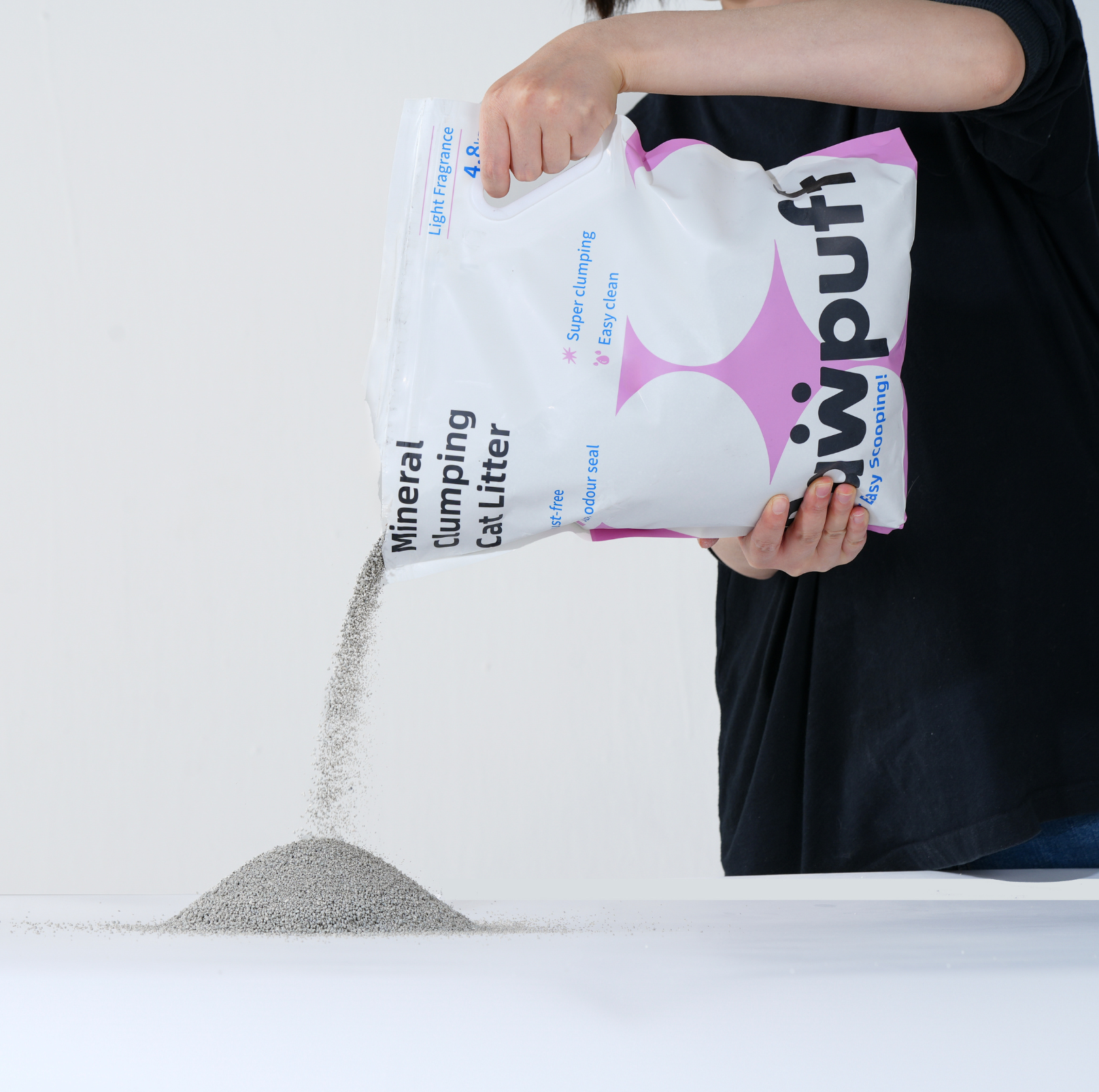 PawPuff Clumping Mineral Cat Litter, 4.8kg – Standard Version - {{product.type}} - PawPawUp