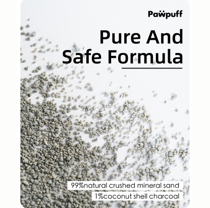 PawPuff Clumping Mineral Cat Litter, 4.8kg – Standard Version - {{product.type}} - PawPawUp