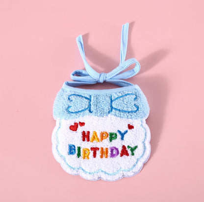 Pet Birthday Ensemble - Embroidered Accessory with Bowtie - {{product.type}} - PawPawUp