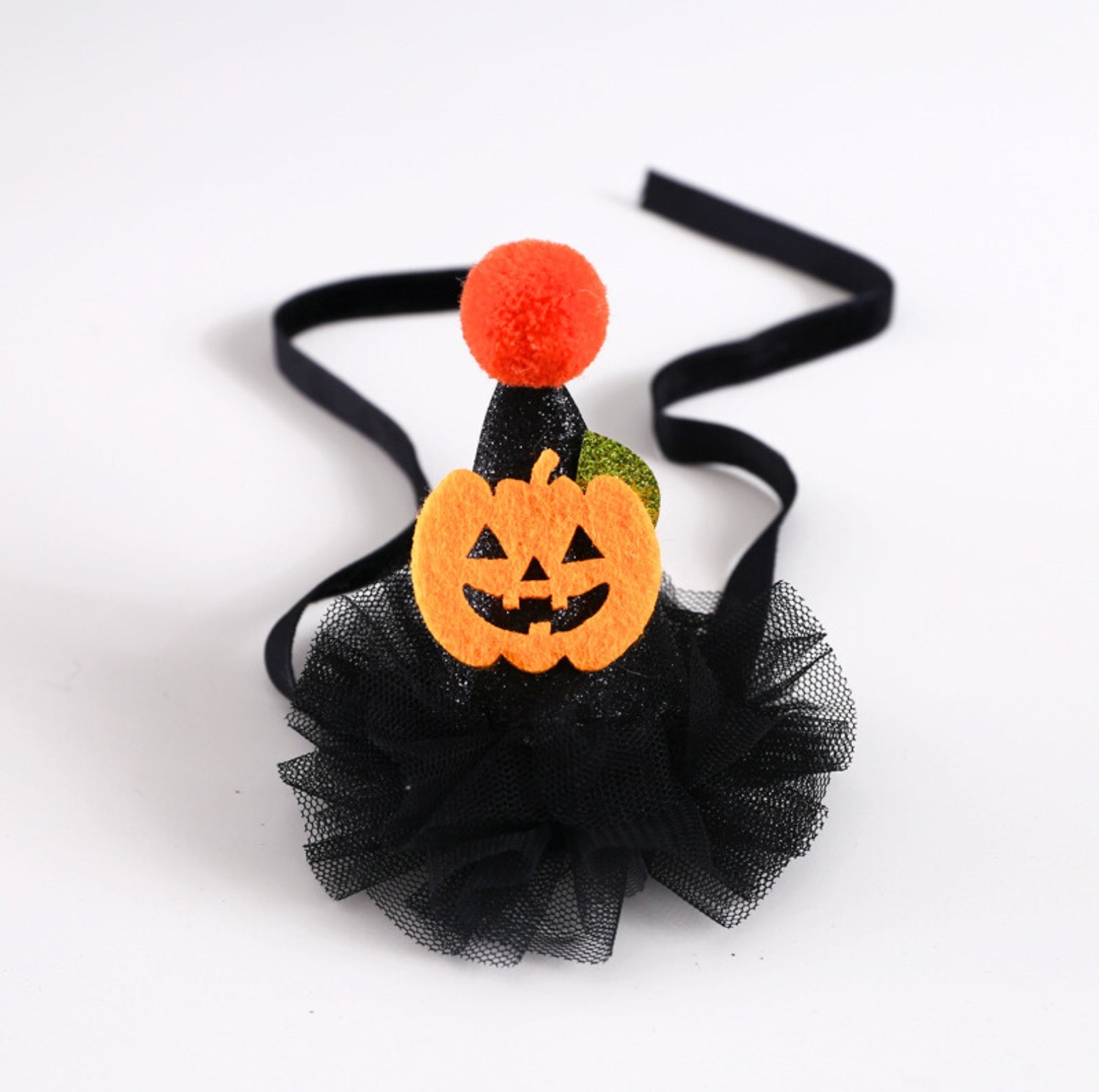 Pet Halloween Paw-ty Hat with Pumpkin and Bat Decorations - {{product.type}} - PawPawUp