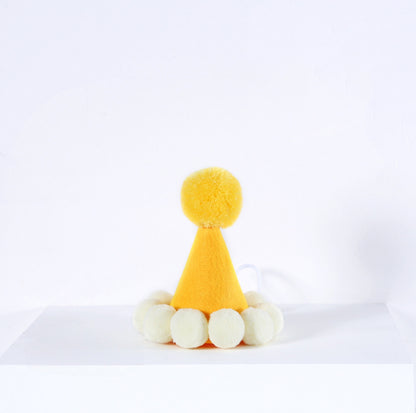 Pet Pom-pom and Tassel Party Birthday Hat Accessories - {{product.type}} - PawPawUp