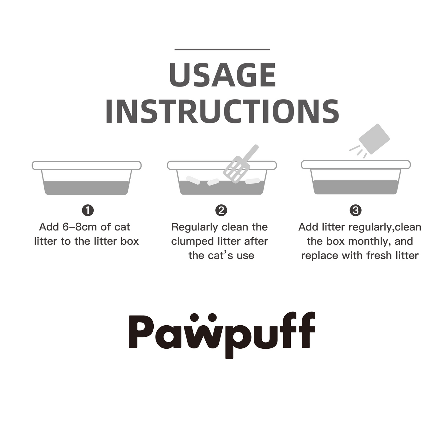 Pet Show PawPuff Tapioca Multiblend Cat Litter - Tofu, Tapioca, Corn & Mineral, 7.6kg - {{product.type}} - PawPawUp
