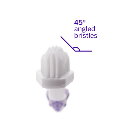 PETSMILE Professional Pet Toothbrush - Patented 45° Dual-Ended Brush Head - {{product.type}} - PawPawUp