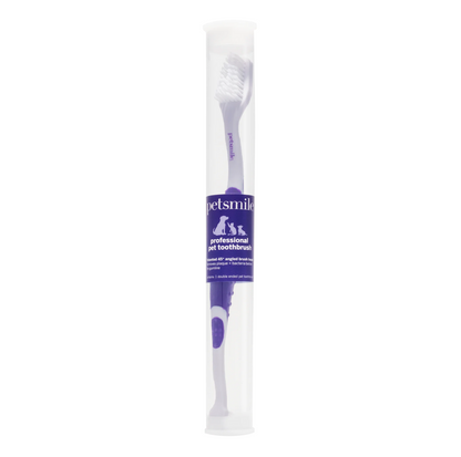 PETSMILE Professional Pet Toothbrush - Patented 45° Dual-Ended Brush Head - {{product.type}} - PawPawUp