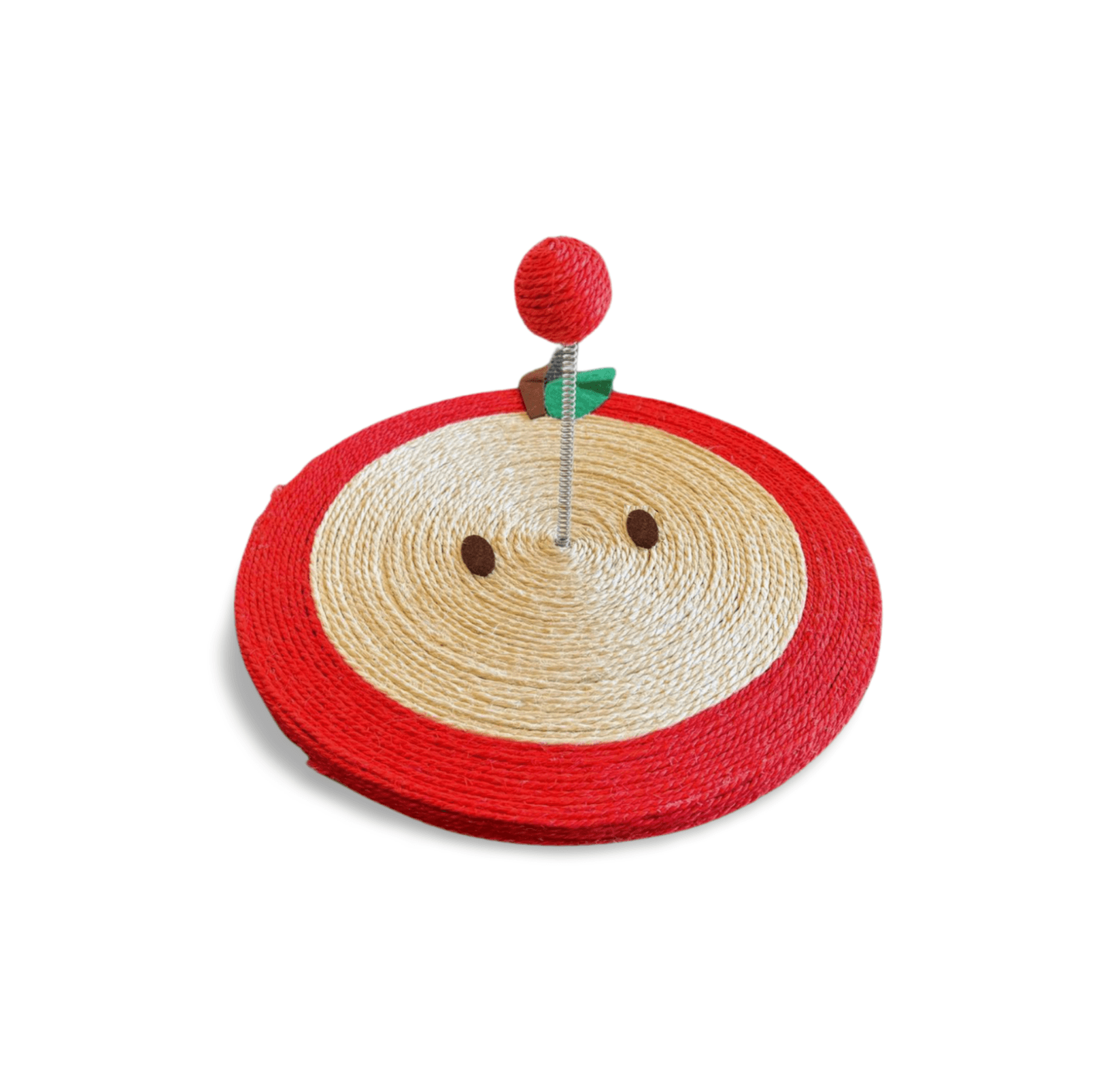 Playful Sisal Spring Ball Cat Scratcher - {{product.type}} - PawPawUp