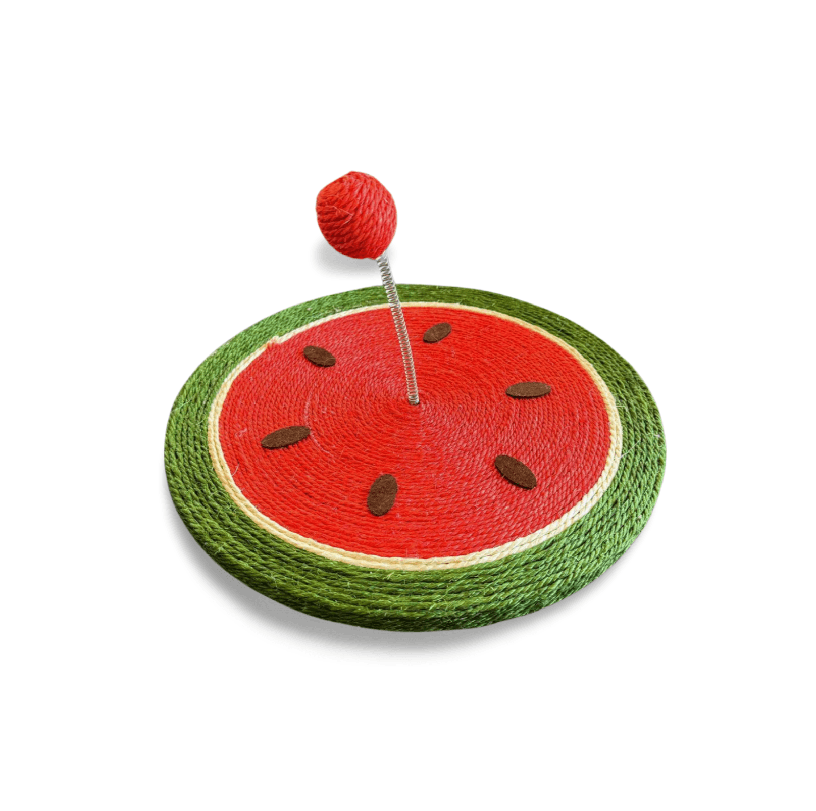 Playful Sisal Spring Ball Cat Scratcher - {{product.type}} - PawPawUp