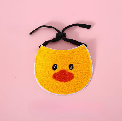 Plush Cartoon Design Pet Bib for Cats & Small Dogs - {{product.type}} - PawPawUp