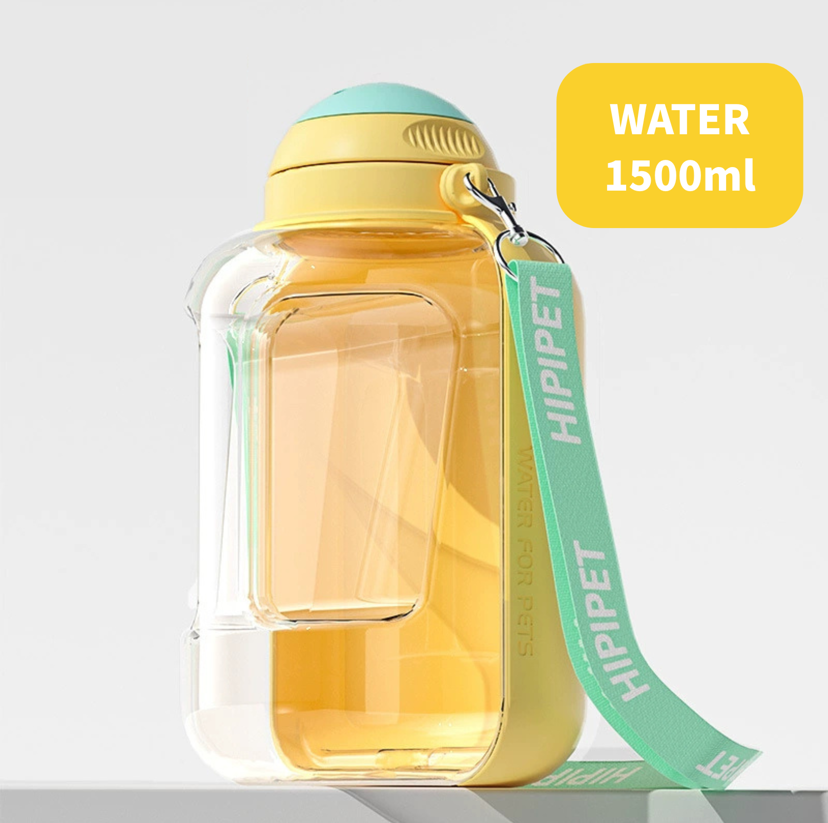 Portable Pet Water & Food Bottle – Large Capacity Travel Companion - {{product.type}} - PawPawUp