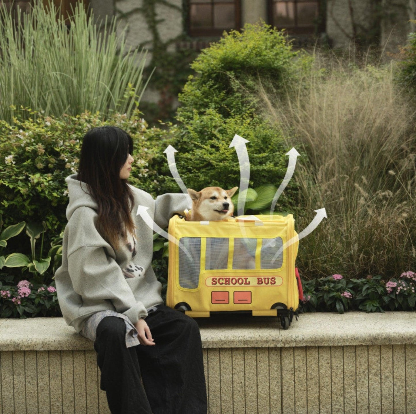 PurLab Multifunctional School Bus Pet Travel Carrier Cat Carrier - {{product.type}} - PawPawUp