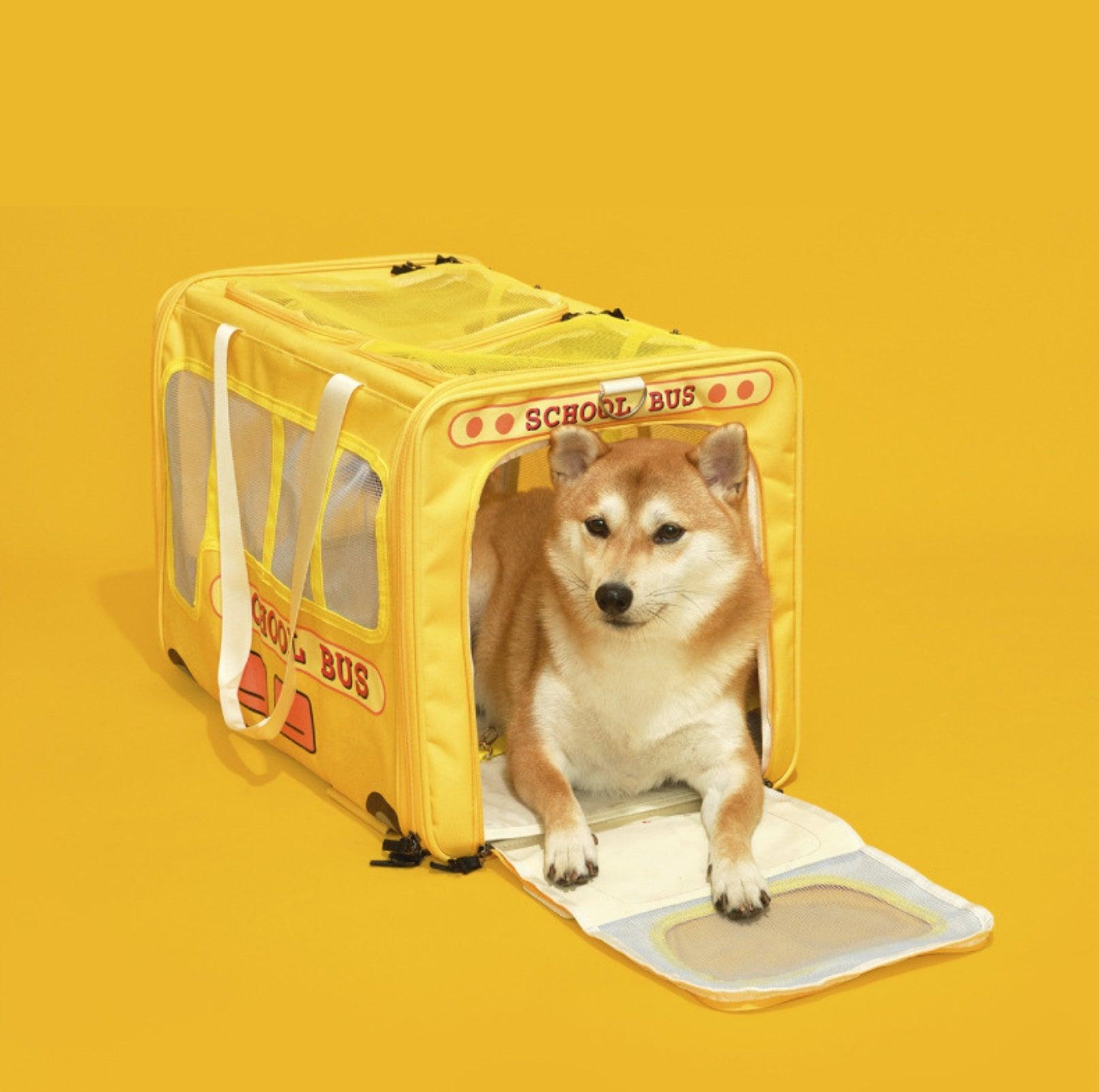 PurLab Multifunctional School Bus Pet Travel Carrier Cat Carrier - {{product.type}} - PawPawUp