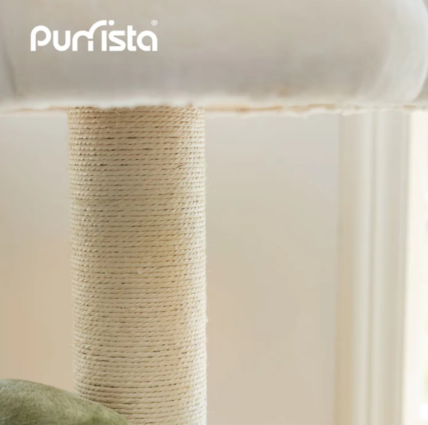 Purrista Dual-Color Cushion 90cm Cat Tower (Three-Layer) - {{product.type}} - PawPawUp