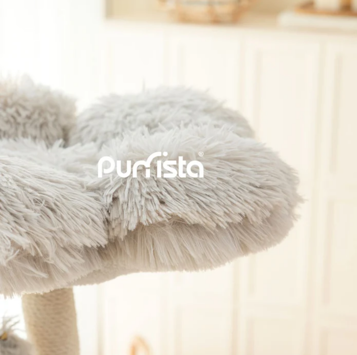 Purrista Mushroom Ice Cream 120cm Cat Tree (Three-Layer) - Grey - {{product.type}} - PawPawUp