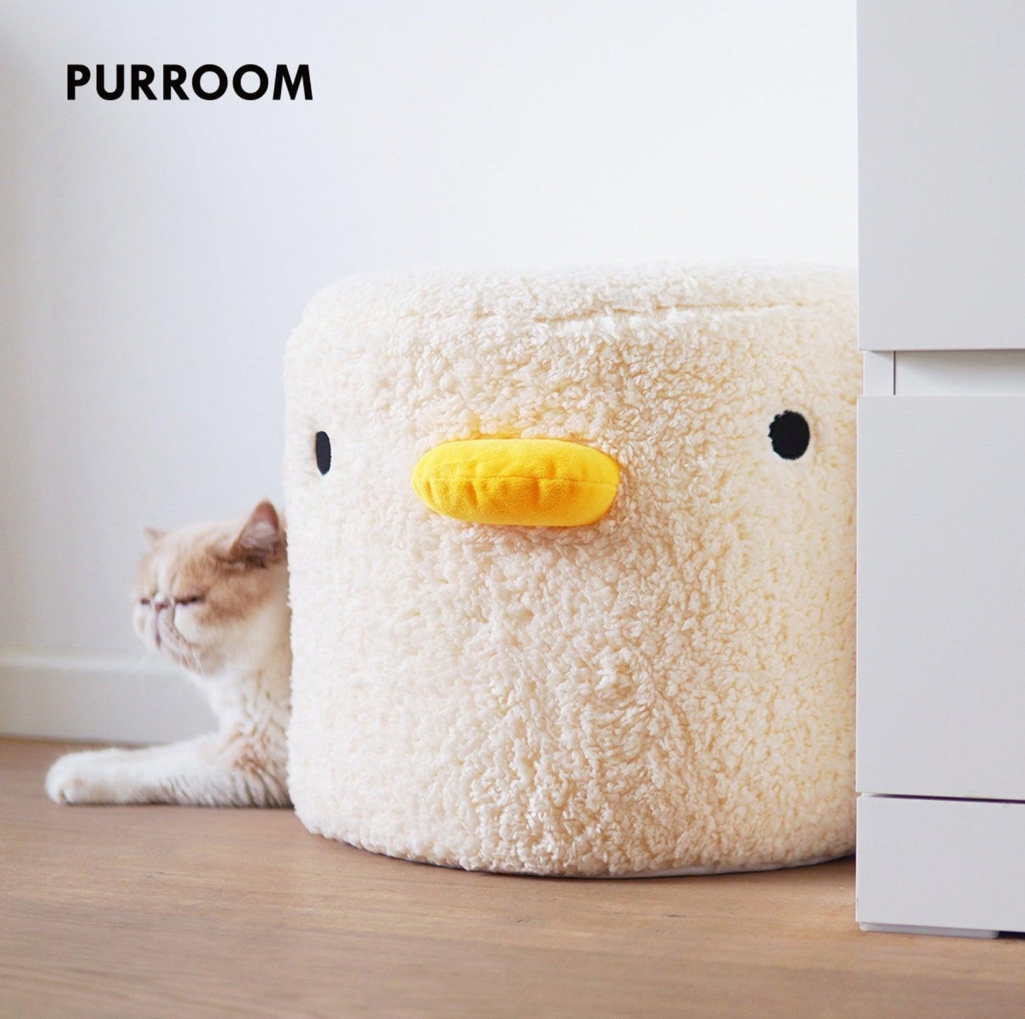 PURROOM Little Chicken Series- Enclosed Plush Pet Bed - {{product.type}} - PawPawUp