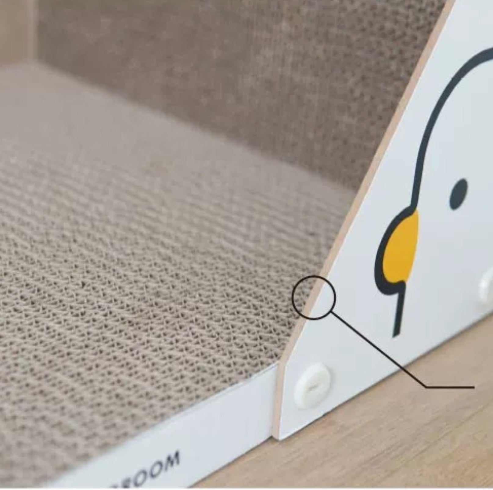 PURROOM Little Chicken Series - Freestanding Large L-Shaped Cat Scratcher - {{product.type}} - PawPawUp