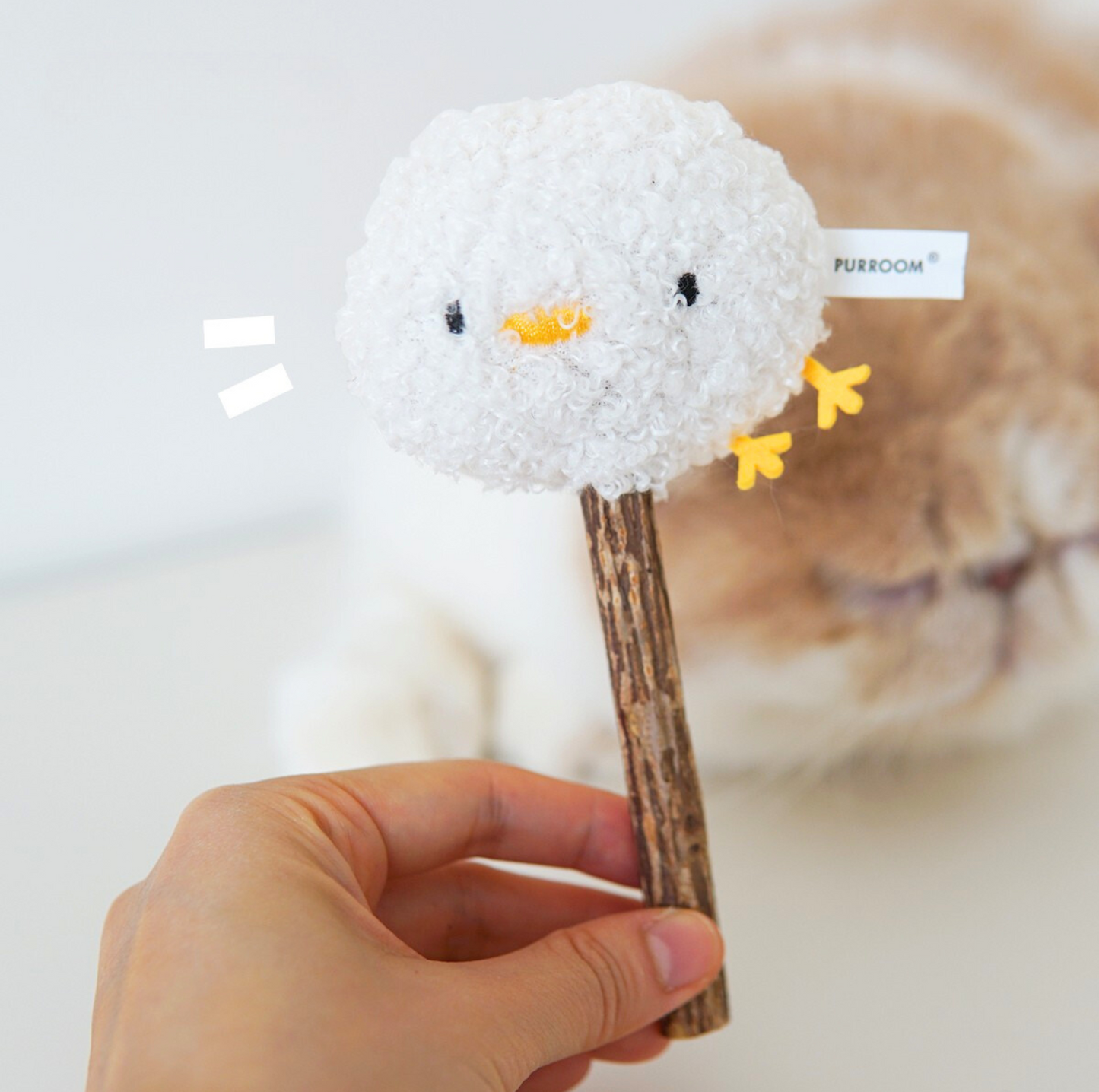 Purroom Little Chicken Series - Plush Silvervine Cat Toy - {{product.type}} - PawPawUp