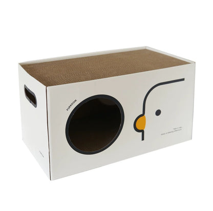 PURROOM Little Chicken Series: Rectangular Box Cat Scratcher - {{product.type}} - PawPawUp