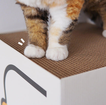 PURROOM Little Chicken Series: Square-Shaped Cat Scratcher House - {{product.type}} - PawPawUp