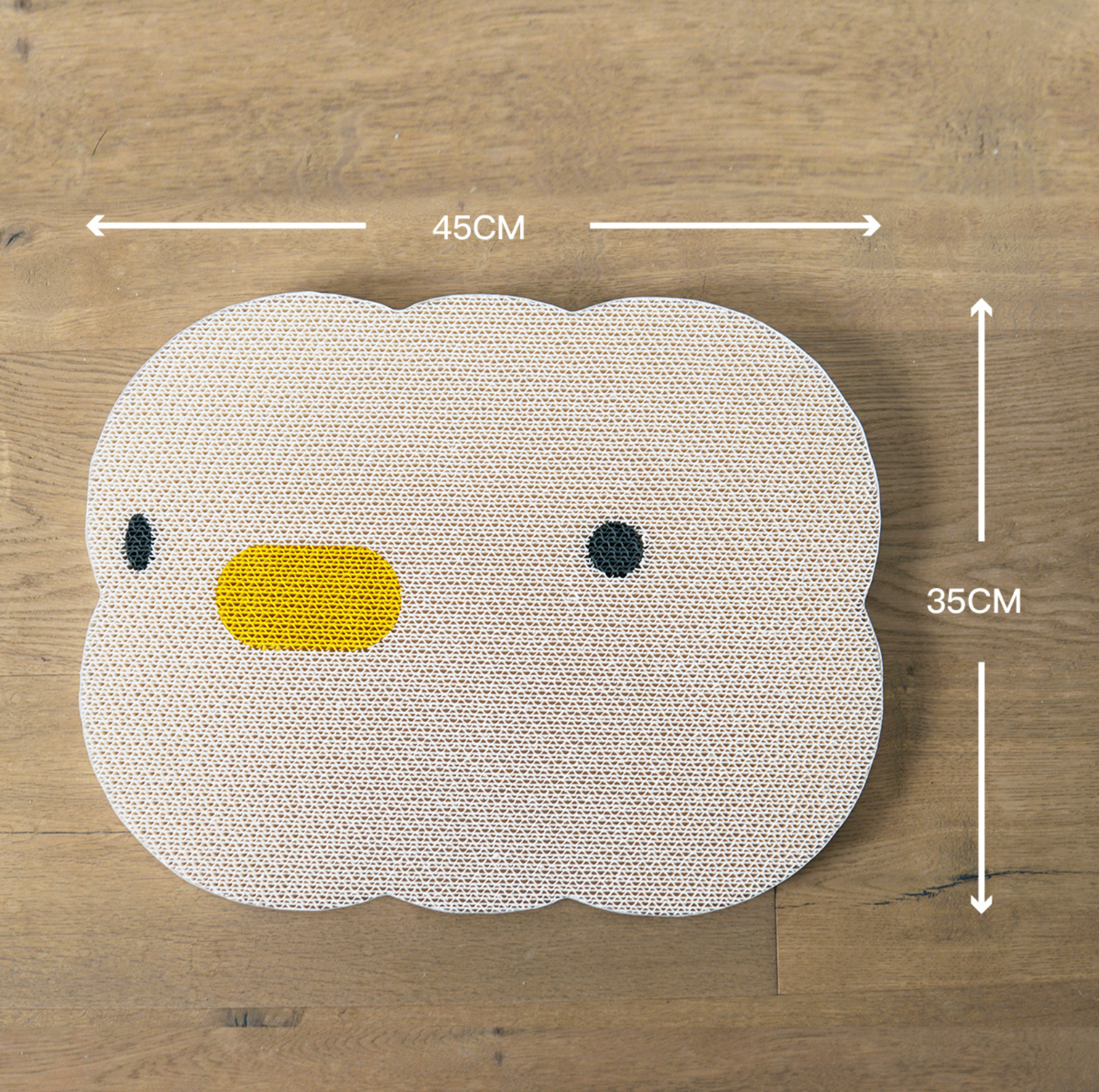 Purroom Little Chicken Series - Wall-Mount Corrugated Cat Scratcher - {{product.type}} - PawPawUp