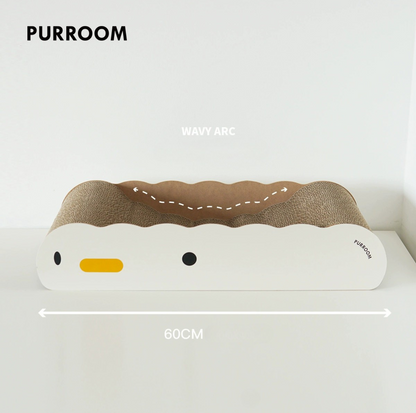 Purroom Little Chicken Series- Wave Corrugated Cat Scratcher - {{product.type}} - PawPawUp