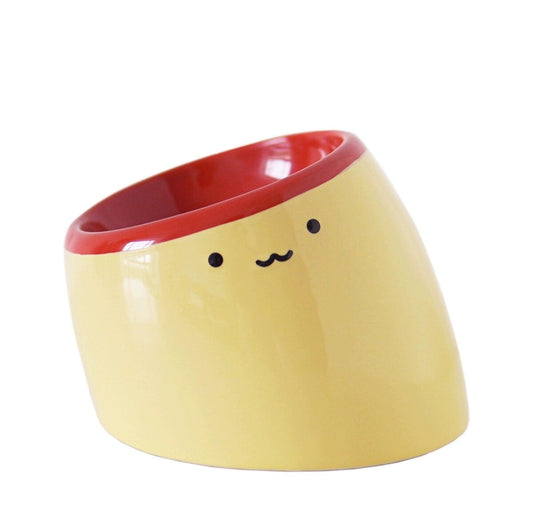 PURROOM Pudding-Shaped Elevated Slanted Bowl - {{product.type}} - PawPawUp