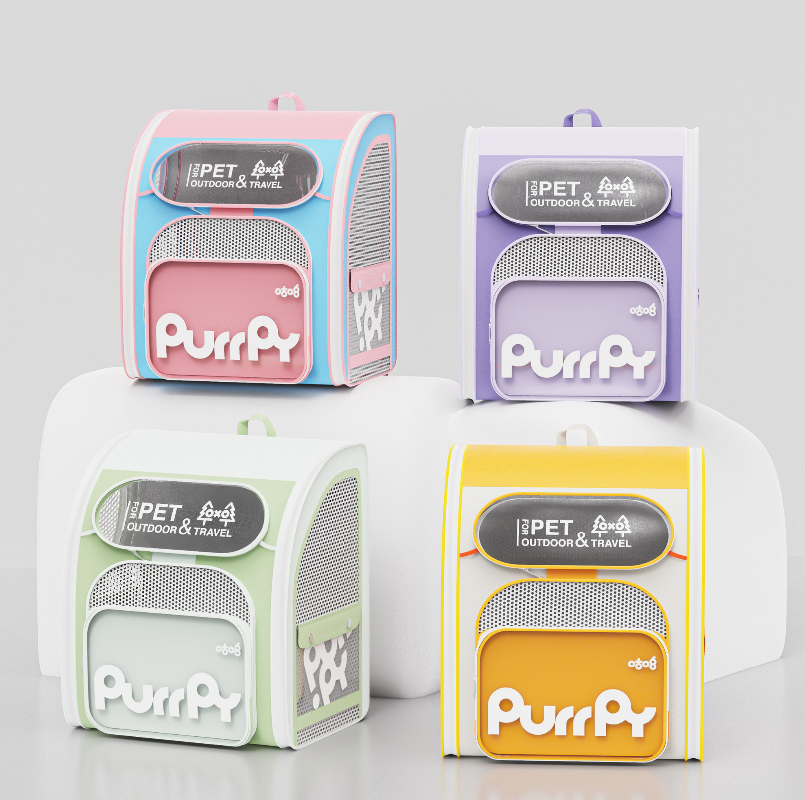 Purrpy "Candy Jelly" Pet Backpack Cat Carrier - {{product.type}} - PawPawUp