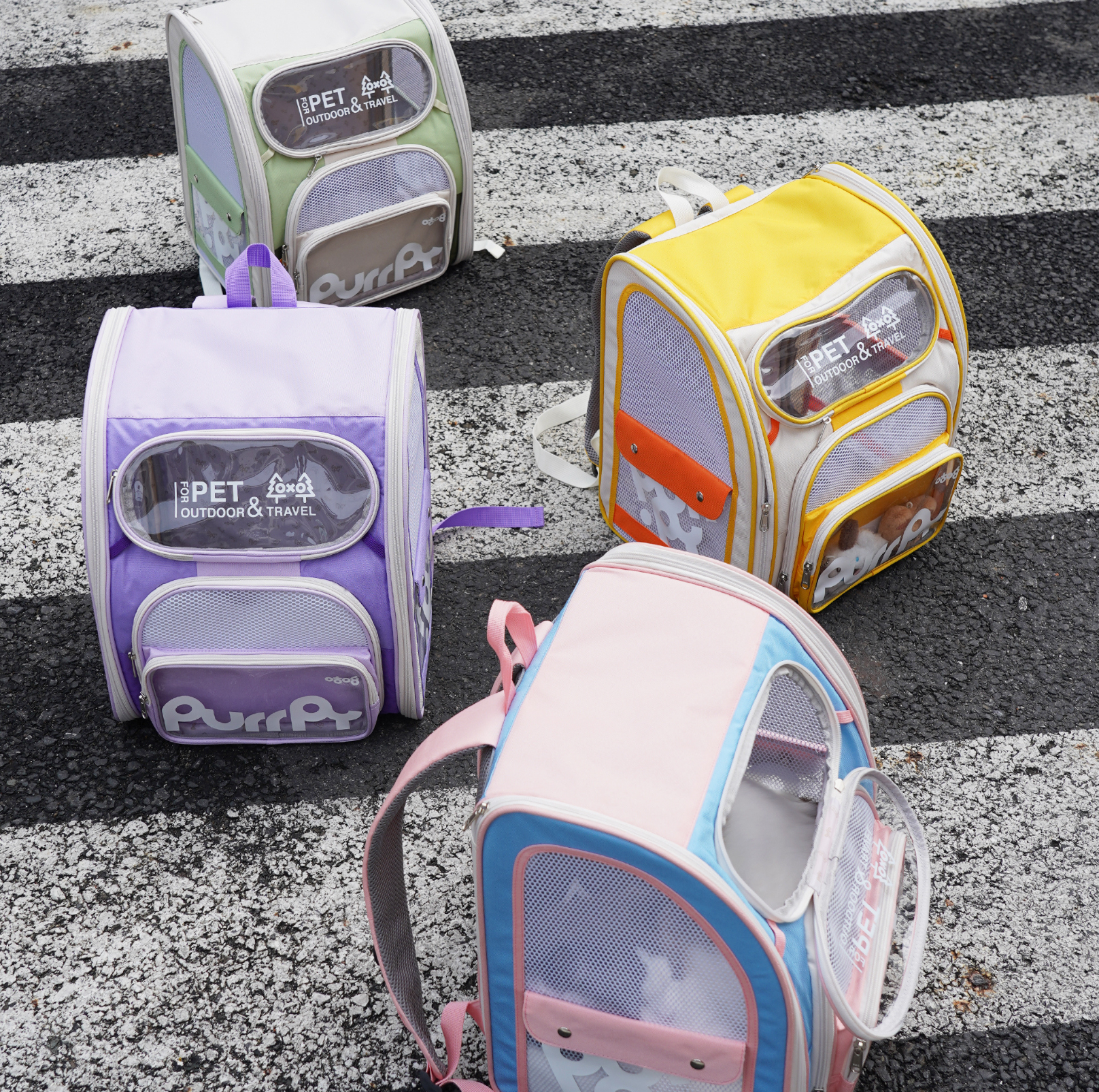 Purrpy "Candy Jelly" Pet Backpack Cat Carrier - {{product.type}} - PawPawUp