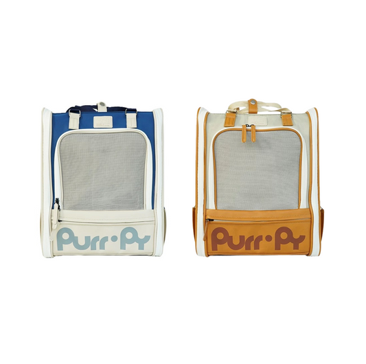 Purrpy Elegant Pet Backpack Cat Carrier - {{product.type}} - PawPawUp