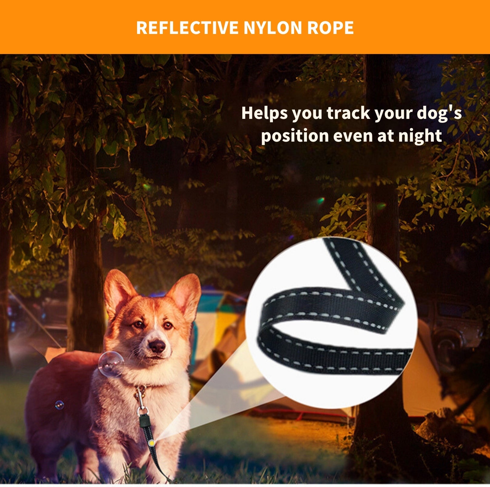 Purrpy Retractable Dog Leash - Reflective and Durable - {{product.type}} - PawPawUp