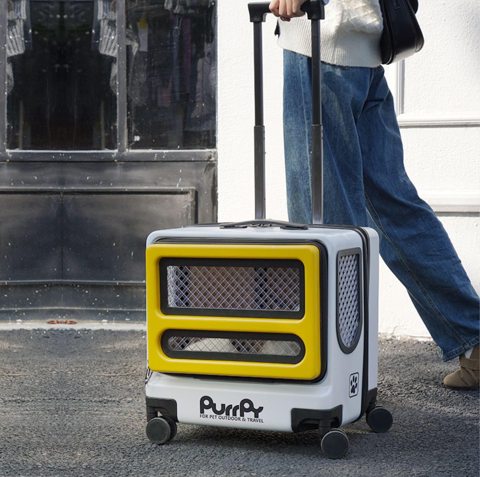 Purrpy "Sugar Cube" Luggage Pet Carrier Cat Carrier - {{product.type}} - PawPawUp