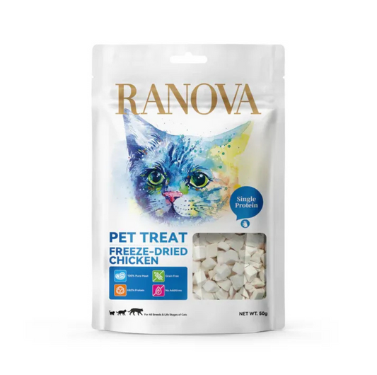 Ranova Freeze-Dried Chicken Cat Treats 50g - {{product.type}} - PawPawUp