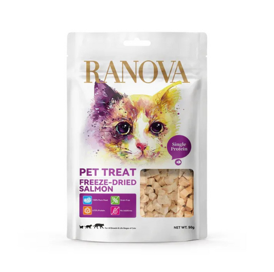 Ranova Freeze-Dried Salmon Cat Treats 50g - {{product.type}} - PawPawUp