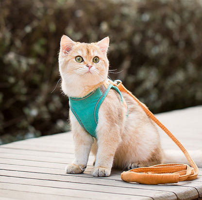 Reflective Pet Vest Harness with Anti-Escape Design - {{product.type}} - PawPawUp