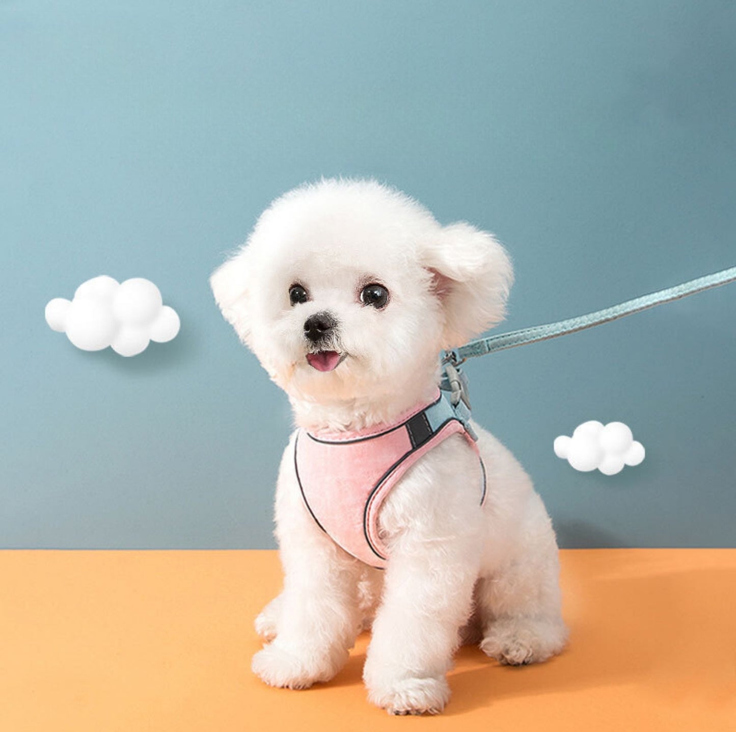 Reflective Pet Vest Harness with Anti-Escape Design - {{product.type}} - PawPawUp