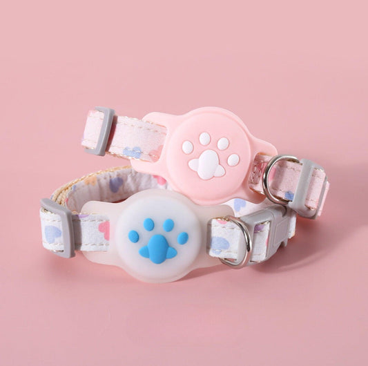 Silicone AirTag Collar Accessory for Pet Safety & Tracking - {{product.type}} - PawPawUp