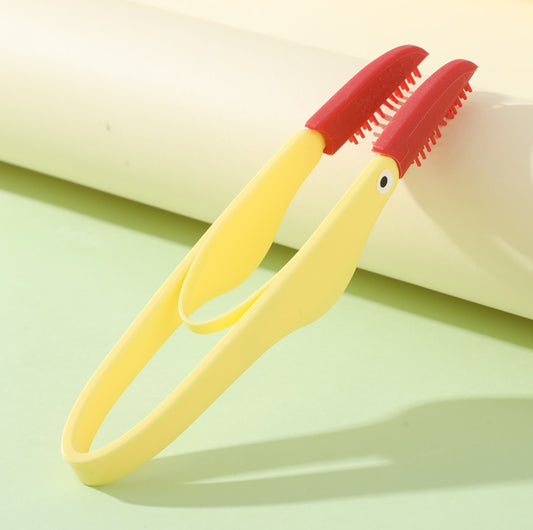 Silicone Pet Eye Cleaning Brush with Clip – Gentle & Hygienic for Cats and Dogs - {{product.type}} - PawPawUp