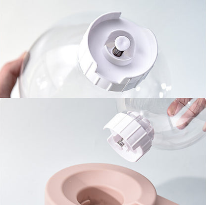 Spherical Double Cat and Small Dog Bowl With Automatic Water Refill - {{product.type}} - PawPawUp