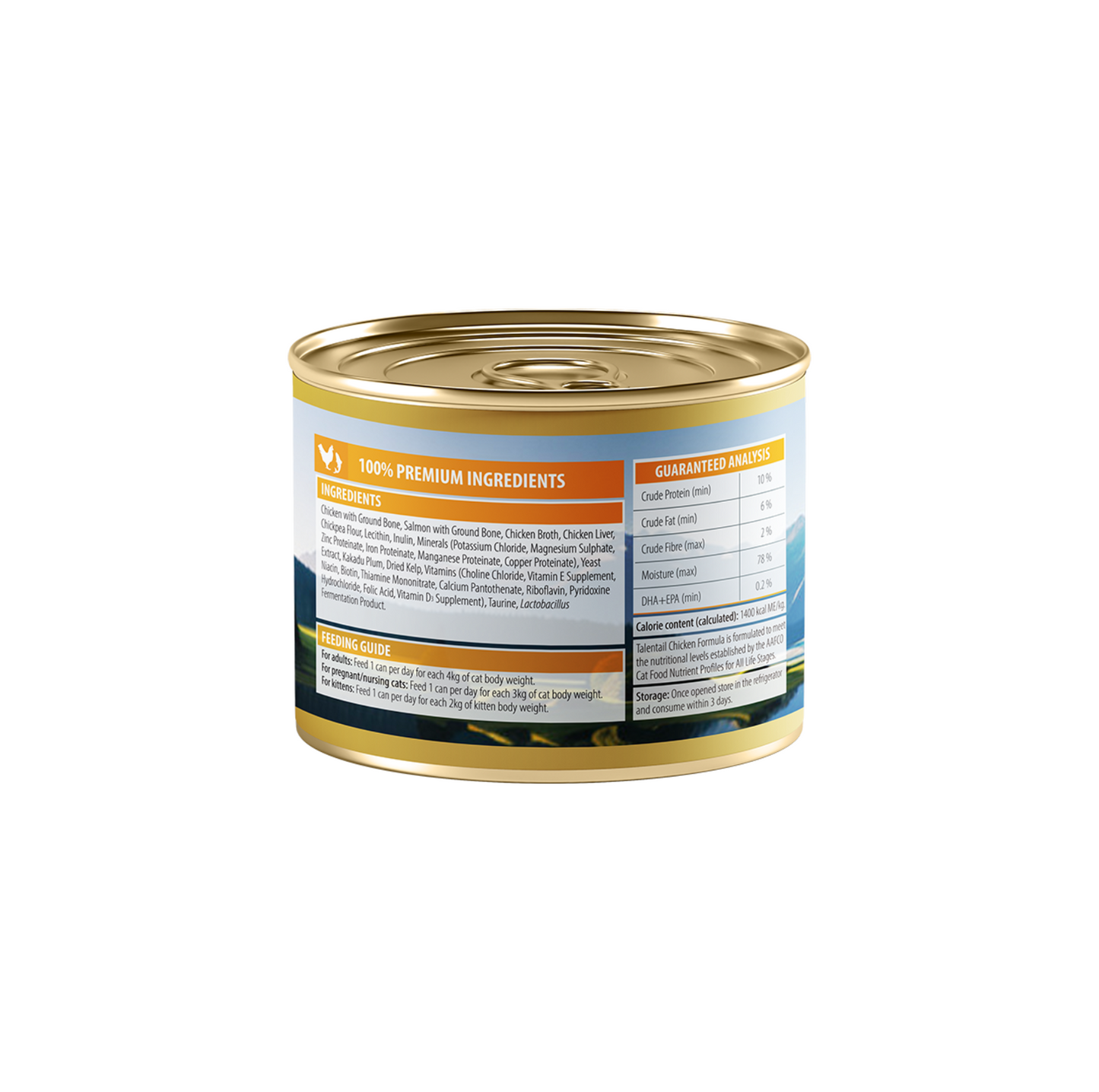 Talentail Ultimate New Zealand Chicken Wet Cat Food 180g - {{product.type}} - PawPawUp