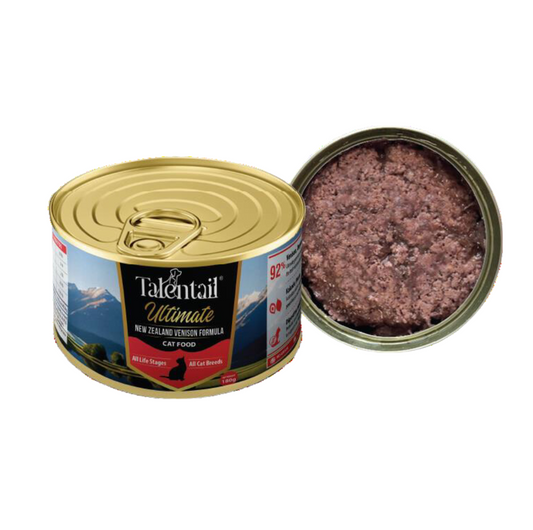 Talentail Ultimate New Zealand Venison Wet Cat Food 180g - {{product.type}} - PawPawUp