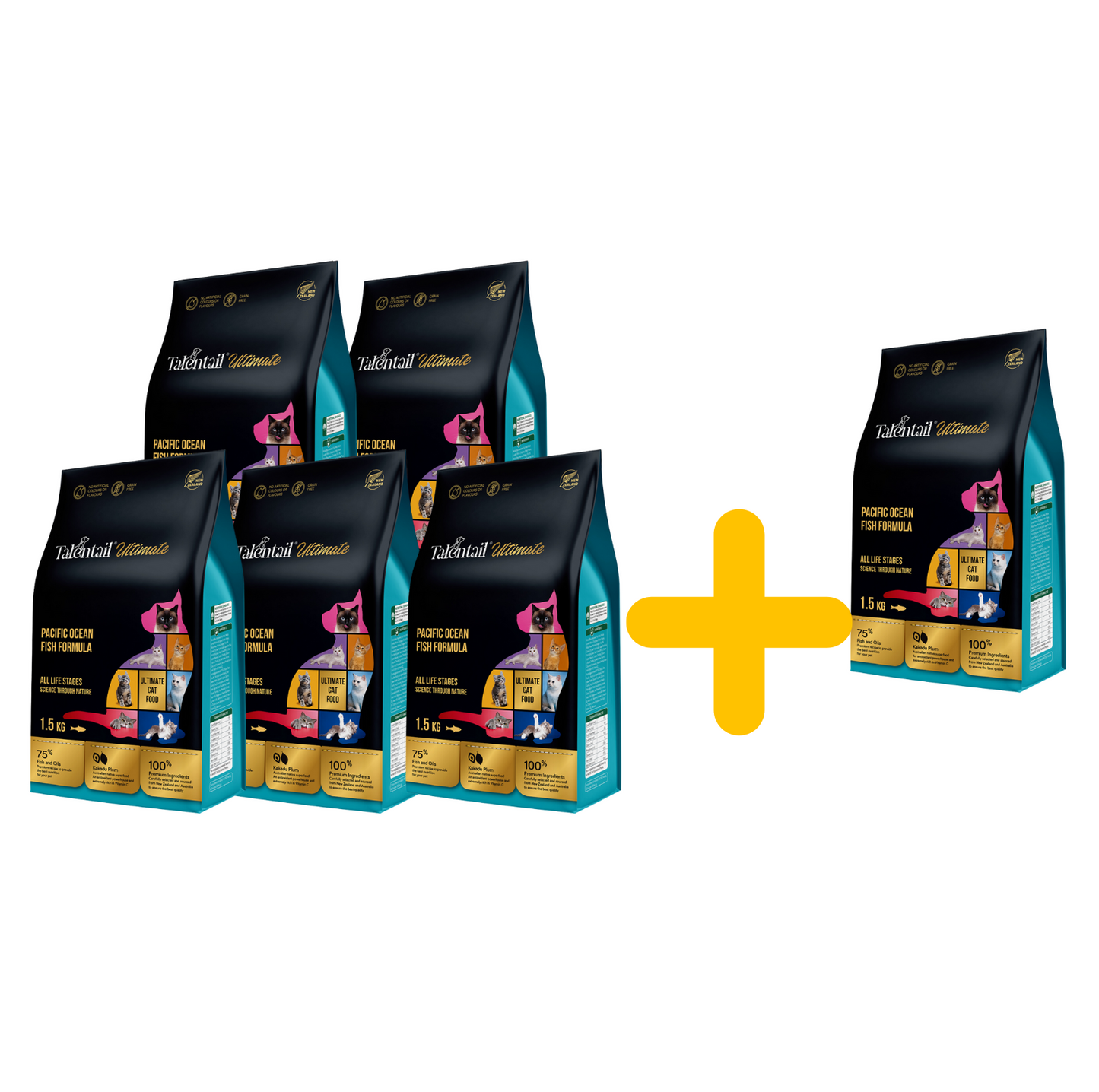 Talentail Ultimate Pacific Ocean Fish Dry Cat Food - {{product.type}} - PawPawUp