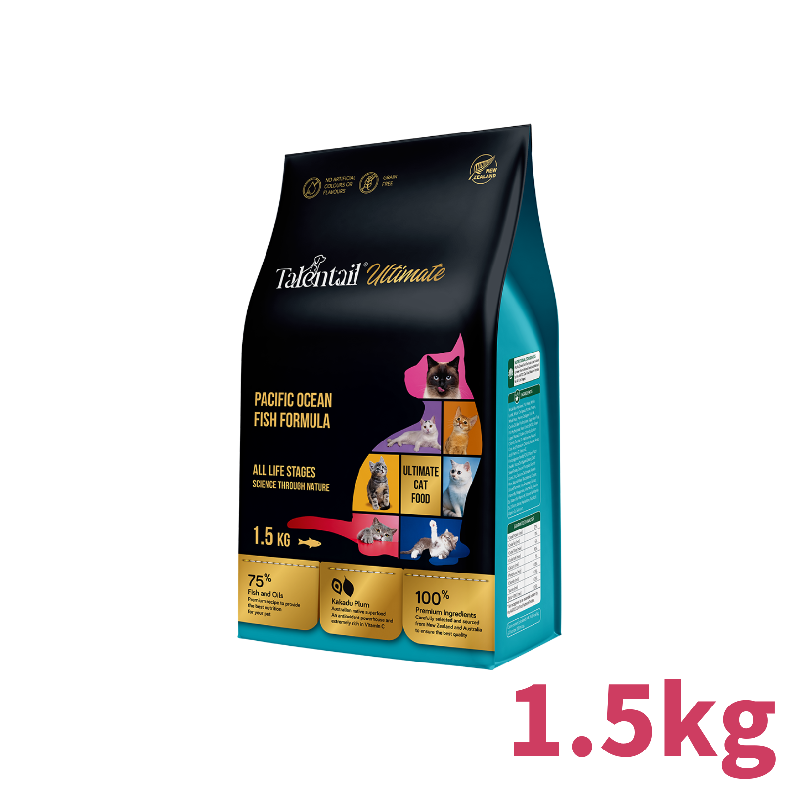 Talentail Ultimate Pacific Ocean Fish Dry Cat Food - {{product.type}} - PawPawUp