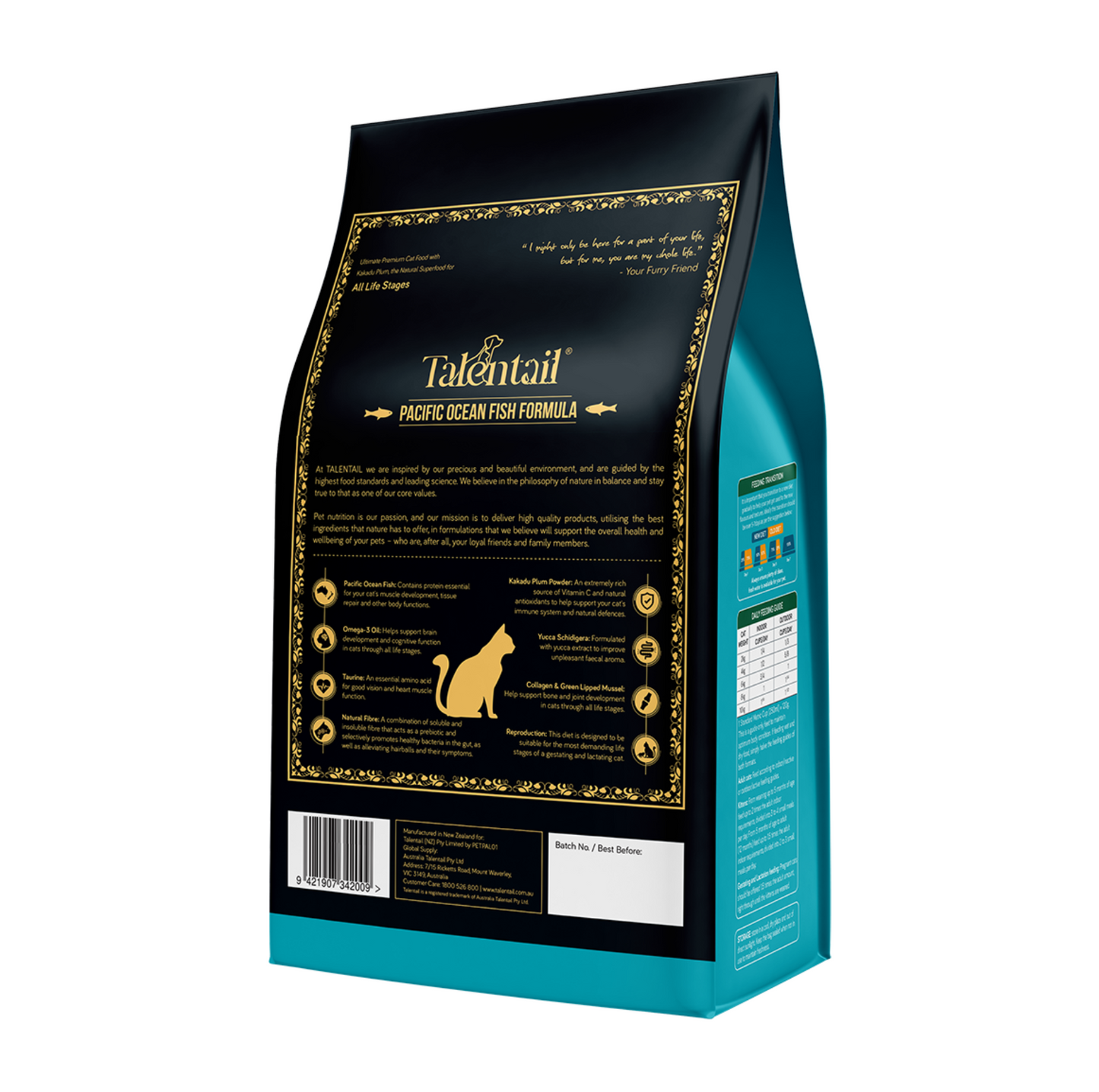 Talentail Ultimate Pacific Ocean Fish Dry Cat Food - {{product.type}} - PawPawUp