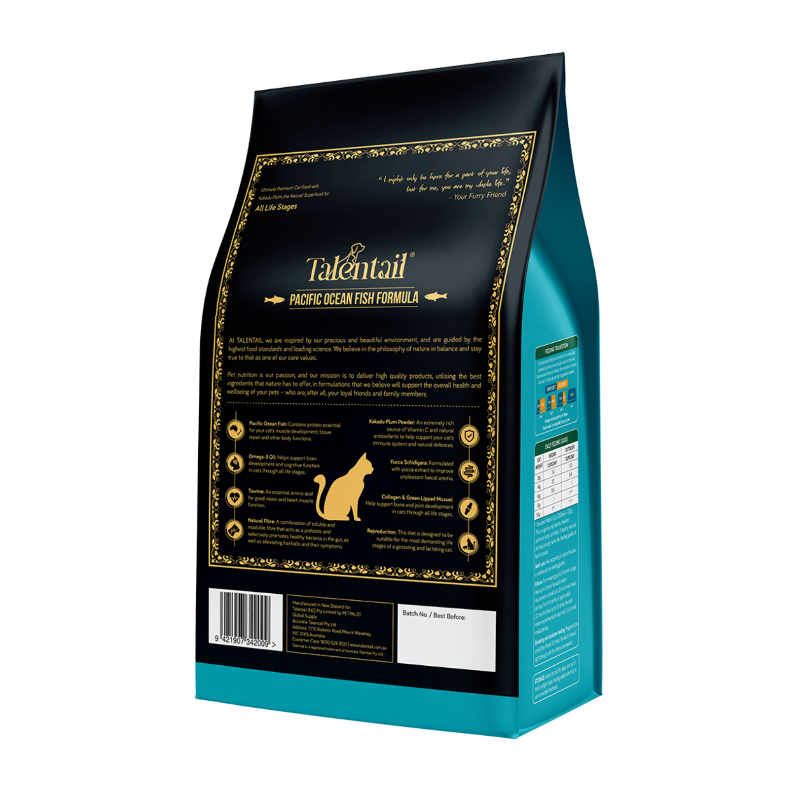 Talentail Ultimate Pacific Ocean Fish Dry Cat Food - {{product.type}} - PawPawUp
